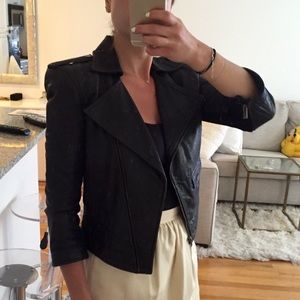 BCBG Black Moto Jacket